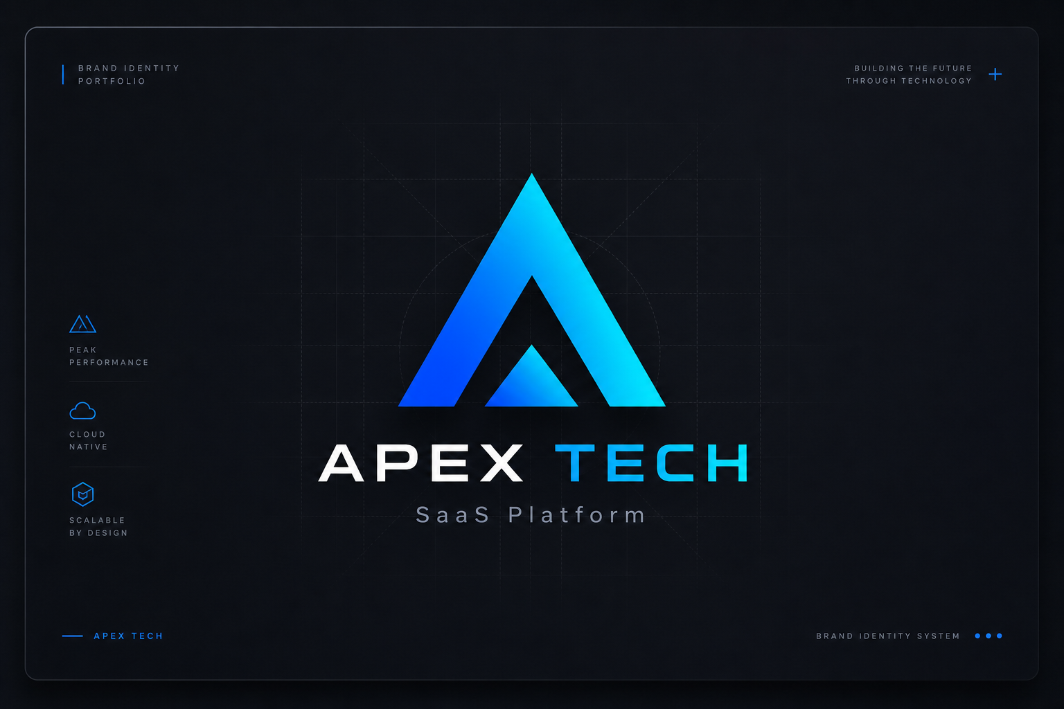 Apex Tech Identity — Branding design by Bold Logo Designs