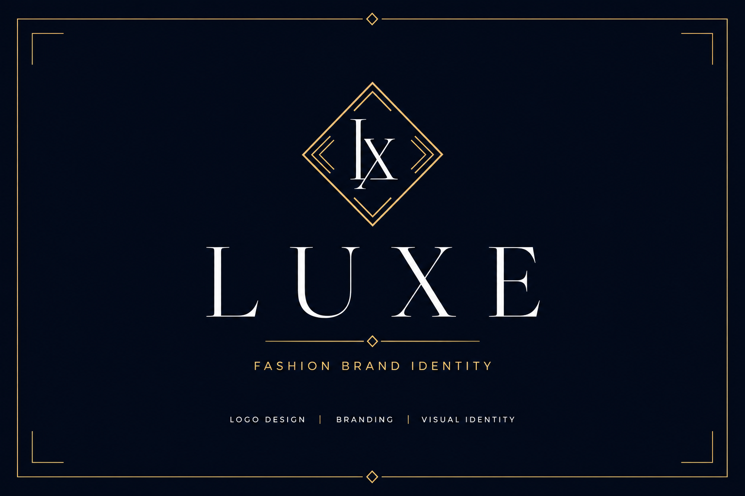 Luxe Fashion Brand — Branding design by Bold Logo Designs
