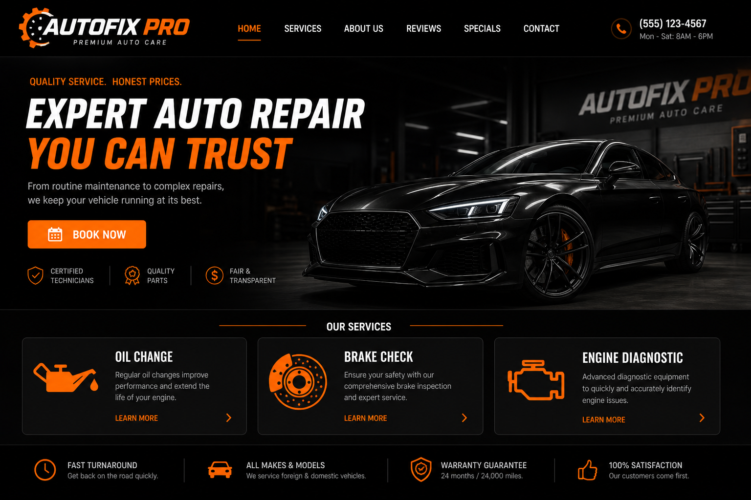 AutoFix Pro — Mechanic Online design by Bold Logo Designs